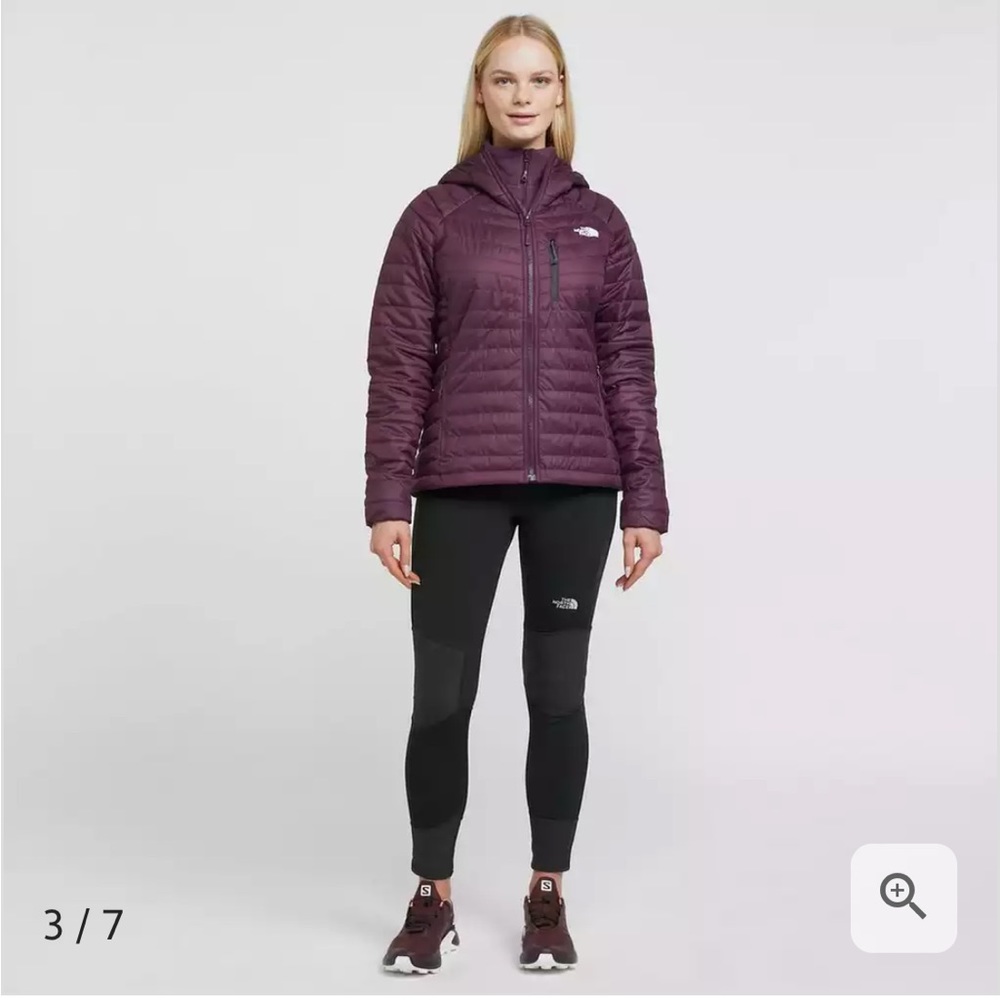 North Face 800 Grivola Goose Down Puffer Jacket in Burgundy size L